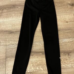 Nike Girls Dri-FIT One Black Leggings Medium